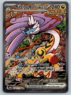 Pokemon TCG SV: Prismatic Evolutions Raging Bolt ex 166/131 SAR - Image 1