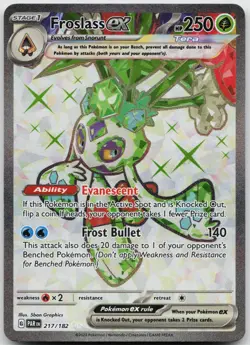 Froslass ex 217/182 Ultra Rare Paradox Rift Pokemon Holo Near Mint - Image 1