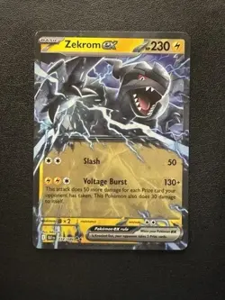 Pokemon Zekrom ex Black Bolt 34/86 Holofoil English - Image 1