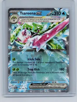 TSAREENA EX 046/182 DOUBLE RARE PARADOX RIFT POKEMON HOLO NM/M - Image 1