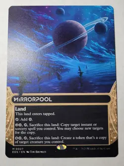 Mirrorpool -Showcase- Stellar Edge EOS 27 Regular Mythic Land L mtg NM/M - Image 1