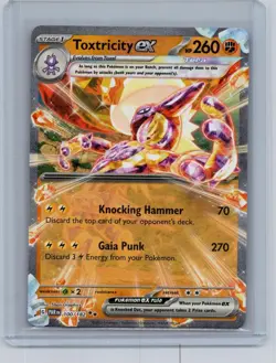 TOXTRICITY EX 100/182 DOUBLE RARE PARADOX RIFT POKEMON HOLO NM/M - Image 1