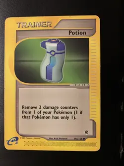 Potion x1 156/165 Pokemon Expedition Base Set Common Non-Holo - Image 1