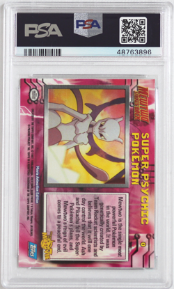 1999 Topps Pokemon Movie Edition #0 Super Psychic Pokemon Foil Promo PSA 9 MINT! - Image 2