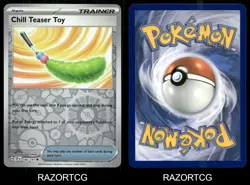 CHILL TEASER TOY 166/191 UC SURGING SPARKS POKEMON REVERSE HOLO NM/M - Image 3