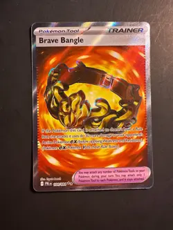 2026 Pokemon MEG Pitch Black Trainer Tool Brave Bangle 104 /84 Full Art Rare - Image 1