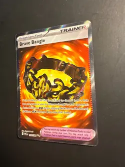 2026 Pokemon MEG Pitch Black Trainer Tool Brave Bangle 104 /84 Full Art Rare - Image 3