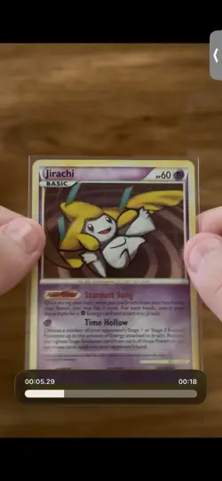 Pokemon TCG Jirachi 11/95 Call of Legends Holo Rare 2011 Swirl 🌀 - Image 1