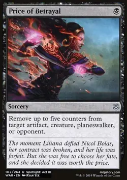 MTG Magic the Gathering Price of Betrayal (102/330) War of the Spark NM - Image 1