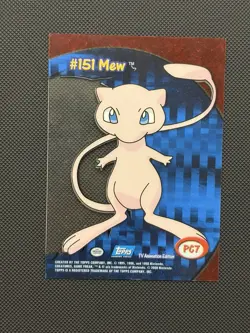 Mew #PC7 Pokemon 2000 Topps TV Clear - Image 2