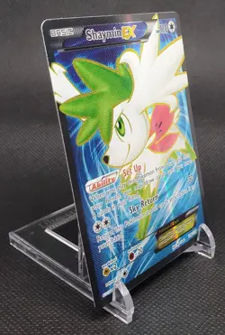Shaymin EX Full Art 106/108 Roaring Skies Pokemon Holo LP - Image 2