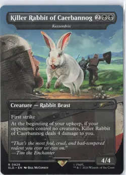 Killer Rabbit of Caerbannog - Kezzerdrix R Secret Lair Drop Series 826 NM - Image 1