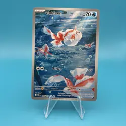 Pokemon TCG Goldeen 087/084 ME05: Pitch Black Illustration Rare Full Art NM - Image 1