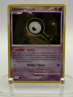 Unown 69/100 Majestic Dawn 2008 Pokemon LP - Image 1