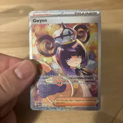 Gwynn 119/084 Special Illustration Rare Pitch Black Pokemon Holo Near Mint - Image 1