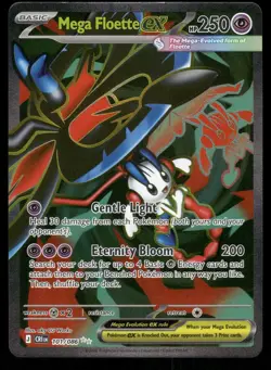 Mega Floette ex 101/086 Ultra Rare Chaos Rising Pokemon Holo Near Mint - Image 1