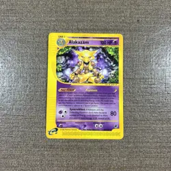 Pokemon TCG Alakazam 33/165 Expedition Base Set Non Holo English 2002 Vintage - Image 1