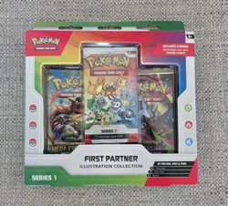Pokemon First Partner Illustration Collection Series 1 – New Sealed Box - Image 1