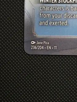 Disney Lorcana - Winterspell - Belle - Snowfield Strategist - ENCHANTED 236/204 - Image 4