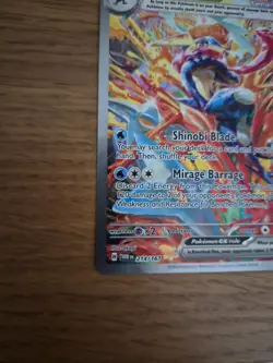 Pokemon TCG Twilight Masquerade Greninja EX 214/167 English - Image 5