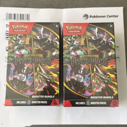 Pokemon TCG Pitch Black Pokemon Center Booster Bundles X2 - Sealed - Image 1