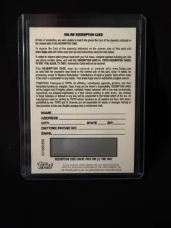 2026 Topps Munetaka Murakami Flagship Real One Auto 75th Anniv /75 Redemption - Image 2