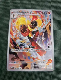 Armarouge 086/084 Pitch Black Art/Illustration Rare Pokemon Card - Image 1