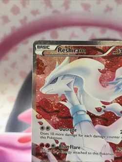 Reshiram (Full Art) RC22/RC25 Legendary Treasures: Radiant Collection NM - Image 2