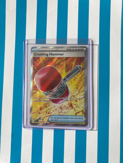 Pokemon Crushing Hammer 105/084 Pitch Black Full Art Ultra Rare Holo TCG Card - Image 1