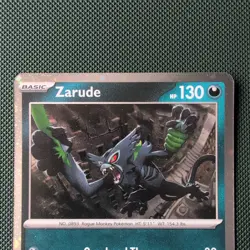 Zarude 056/084 Holo Rare Pitch Black Pokemon TCG Card - Image 2