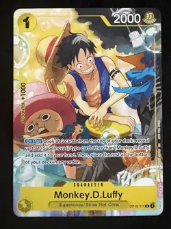 Monkey.D.Luffy (Welcome Pack 2026 Vol.1) OP10-111 One Piece Promo Full Art - Image 1