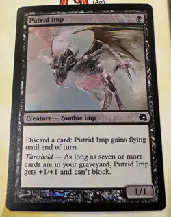 Magic The Gathering Premium Deck Series: Graveborn Putrid Imp Foil MTG - Image 1