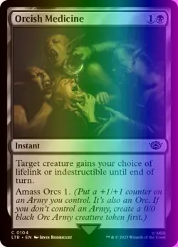 Orcish Medicine (104/479) The Lord of the Rings Tales of Middle-earth NM FOIL - Image 1