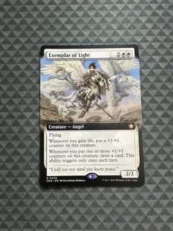 MTG Exemplar of Light #0445 Extended Art Rare Foundations (FDN) - Image 1