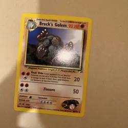 Pokemon TCG Brock's Golem Gym Heroes 20/132 Vintage Card - Image 4