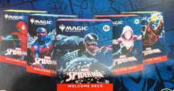 2025 MTG Spider-Man Welcome Deck Sealed Set of 5 - Image 1