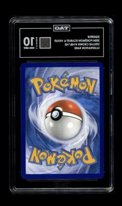 Pokemon Squirtle 148/142 Stellar Crown Illustration Rare TAG 10 Gem Mint - Image 2