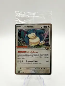 Pokemon Tcg - Hop’s Snorlax - Journey Together GameStop Stamped Promo - Sealed - Image 1
