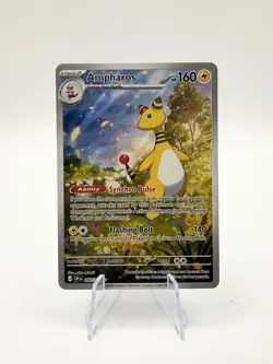Ampharos 090/086 ME Chaos Rising Holo Full Art Illustration Rare Pokemon NM-MT - Image 1