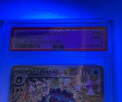 2025 POKEMON BLK EN-BLACK BOLT ILLUSTRATION RARE #105 SEISMITOAD PSA 9 - Image 4