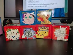 Pokemon 23K Gold-Plated Limited Edition Trading Card Set of 6 w/ Boxes - Image 1