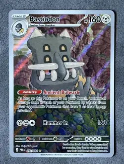 Bastiodon - 093/084 - Illustration Rare IR - Pitch Black - Pokemon TCG - Image 1