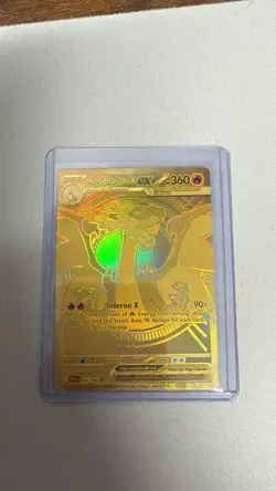 Mega Charizard X EX 130/094 Gold NM/M Phantasmal Flames Pokemon TCG - Image 1