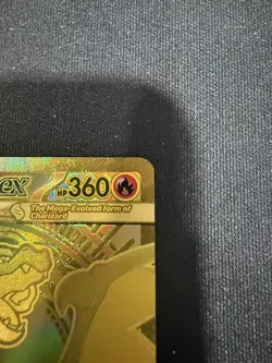 Mega Charizard X EX 130/094 Gold NM/M Phantasmal Flames Pokemon TCG - Image 3