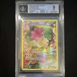 The Pokemon Company Shaymin XY115 XY Black Star Promos Holo ENG 2014 BGS 9 - Image 1