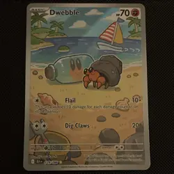 Pokemon TCG Dwebble 129/086 Sv: Black Bolt Common Regular EN Basic 70 HP - Image 1