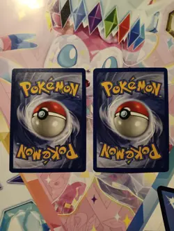 Pokemon TCG Base Set Spanish Farfetch'd & Pokemon Trader 27/102 77/102 - 2 Cards - Image 2