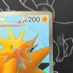 Pokemon 151 Zapdos ex MEW 192/165 Full Art Holo NM - Image 3