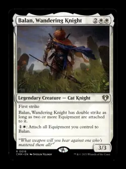 Balan, Wandering Knight 16 R Commander Masters - Image 1