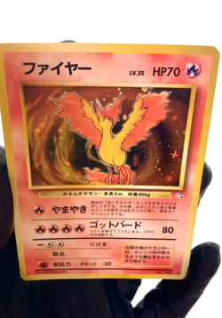 Moltres No.146 Mystery of the Fossil Holo Rare Japanese Pokemon Card Nintendo HP - Image 2